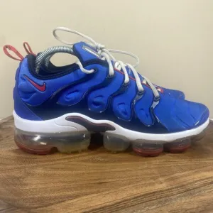 Nike Air VaporMax Plus Racer Blue Mens Blue And Red Size 8.5 Athletic Shoes