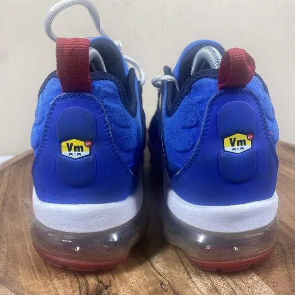 Nike Air VaporMax Plus Racer Blue Mens Blue And Red Size 8.5 Athletic Shoes