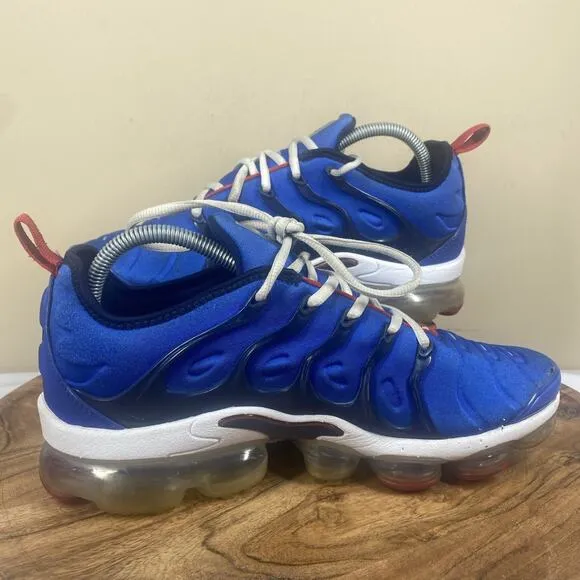 Nike Air VaporMax Plus Racer Blue Mens Blue And Red Size 8.5 Athletic Shoes