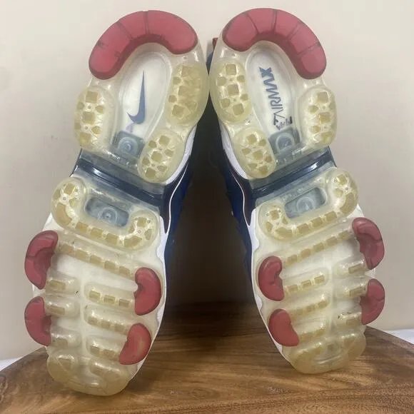 Nike Air VaporMax Plus Racer Blue Mens Blue And Red Size 8.5 Athletic Shoes