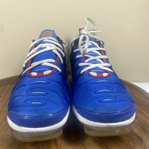 Nike Air VaporMax Plus Racer Blue Mens Blue And Red Size 8.5 Athletic Shoes