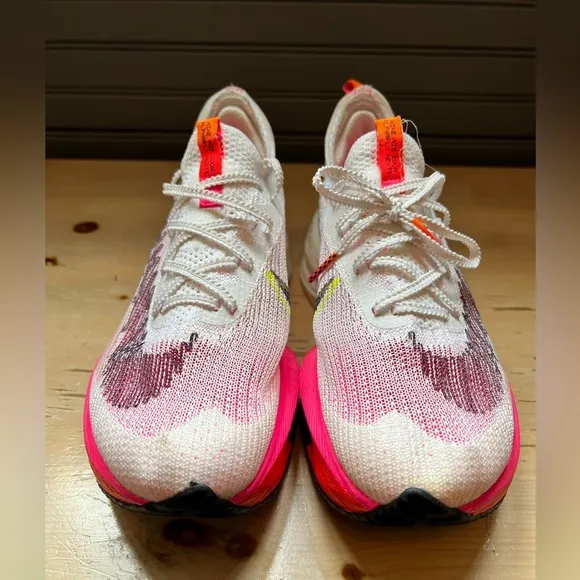 Nike Air Zoom Alphafly Next% White Pink Black Rawdacious Womens 6.5 DJ5455-100