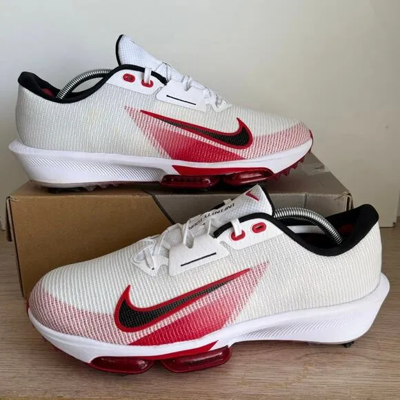 Nike Air Zoom Infinity Tour 2 Golf White/Red Men Shoes - SZ 11.5 Wide