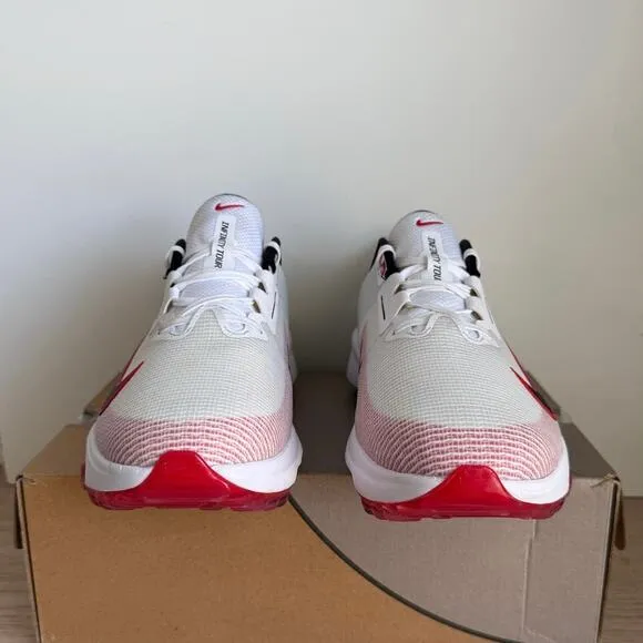 Nike Air Zoom Infinity Tour 2 Golf White/Red Men Shoes - SZ 11.5 Wide