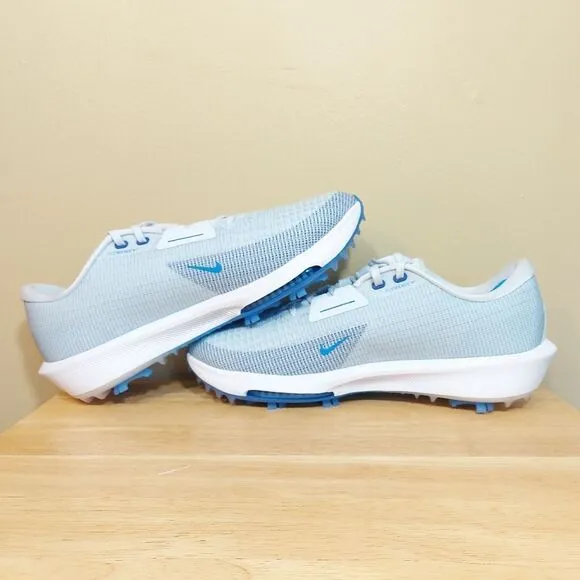 Nike Air Zoom Infinity Tour 2 Wide Golf Shoes Grey Royal Blue FD0218-001 11.5W