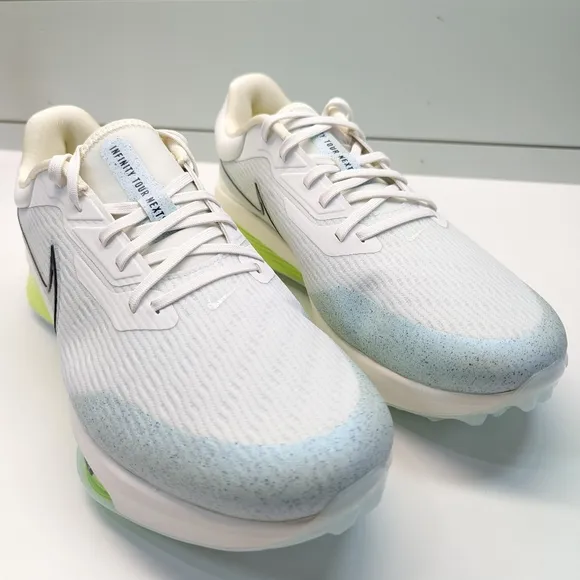 Nike Air Zoom Infinity Tour Next% Wide Sail Volt Mint Golf shoes size Men's 10