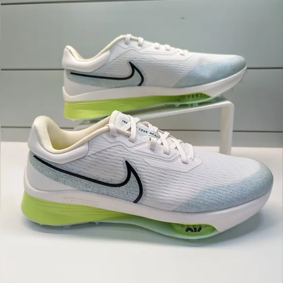 Nike Air Zoom Infinity Tour Next% Wide Sail Volt Mint Golf shoes size Men's 10
