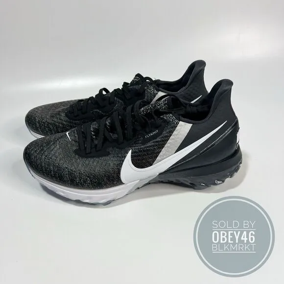 Nike Air Zoom Infinity Tour PMO Flyknit Golf Shoes CZ8300-001 Men's Size 9.5