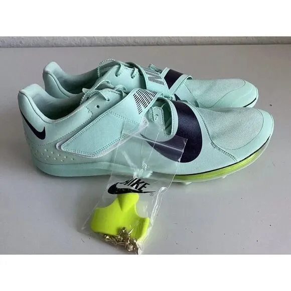 Nike Air Zoom LJ Elite Mint Foam Green Dr9924-300 Men's Size 15 Track Spikes
