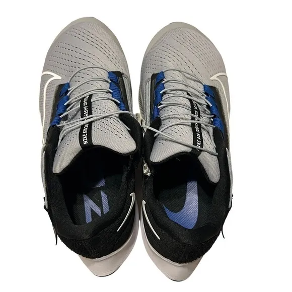Nike Air Zoom Pegasus 38 FlyEase &quot;Wolf Grey/White/Black/Hyper Royal&quot; Men's 13
