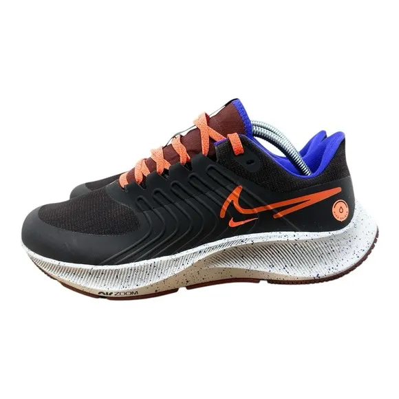 Nike Air Zoom Pegasus 38 Shield Mens Size 9 Running Shoes Black DC4073-003