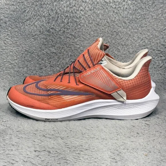 Nike Air Zoom Pegasus FlyEase Womens Size 11 Running Shoes Orange
