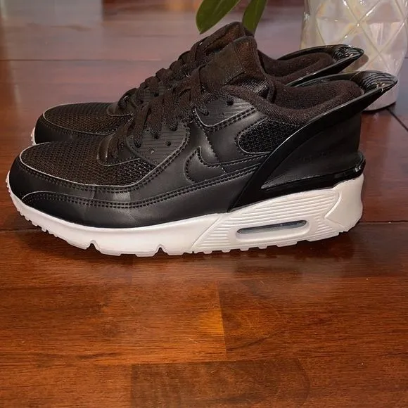 Nike Air Max 90 Flyease GS Black White Shoes