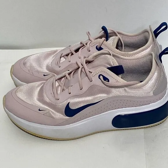Nike Airmax Dia Women's Lace-Up Running Training Mauve Blue Shoes Size 9