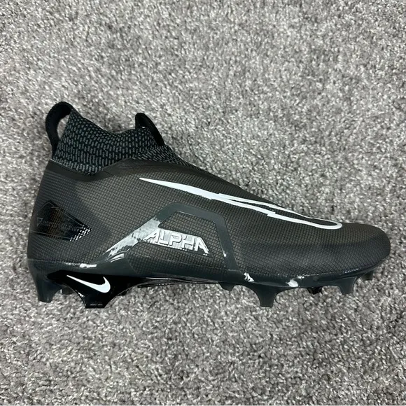 Nike Alpha Menace Elite 3 Men's Football Cleats Shoes Size 11.5 Black CT6648-010