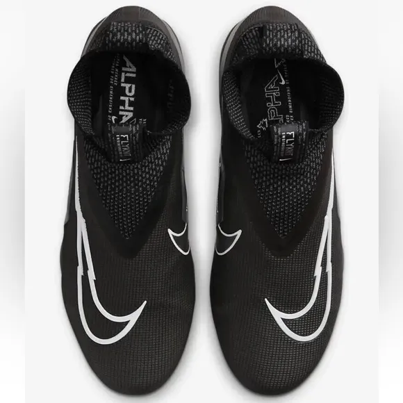 Nike Alpha Menace Elite 3 Men's Football Cleats Shoes Size 11.5 Black CT6648-010
