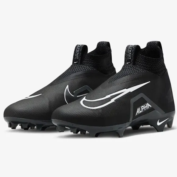 Nike Alpha Menace Elite 3 Men's Football Cleats Shoes Size 11.5 Black CT6648-010
