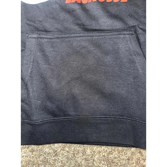 Nike Big Kids (Boy’s) Club Fleece Lacrosse Black Hoodie