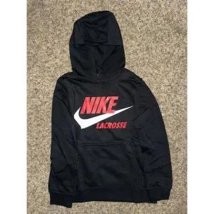 Nike Big Kids (Boy’s) Club Fleece Lacrosse Black Hoodie