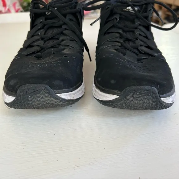 Nike Black w/White Check Lunar Fingertrap Trainer Form Fit Shoes