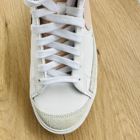 🤩Nike Blazer Mid '77 Sz  9.5 Women's Shoes Vintage White/Pink CZ1055-118 New
