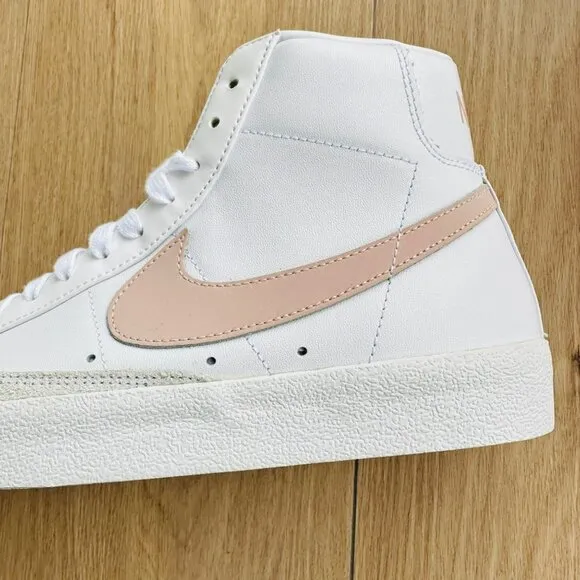 🤩Nike Blazer Mid '77 Sz  9.5 Women's Shoes Vintage White/Pink CZ1055-118 New
