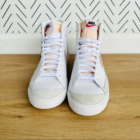 🤩Nike Blazer Mid '77 Sz  9.5 Women's Shoes Vintage White/Pink CZ1055-118 New