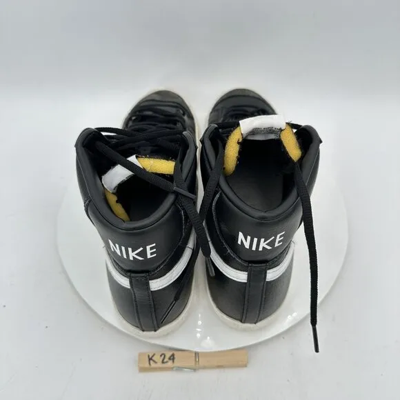 Nike Blazer Mid Top 77 Men Size 13 BQ6806-002 Black White Training Shoes