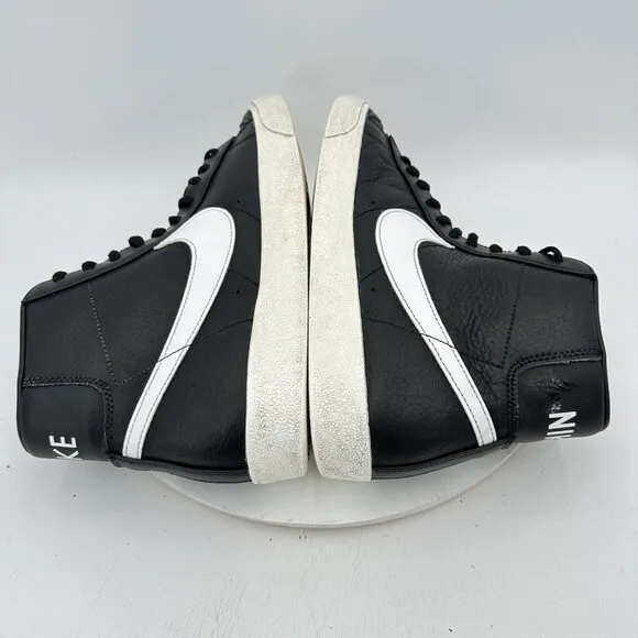 Nike Blazer Mid Top 77 Men Size 13 BQ6806-002 Black White Training Shoes