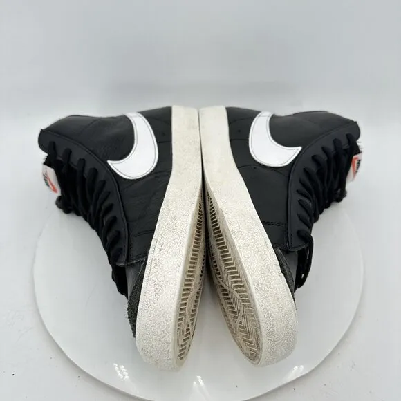 Nike Blazer Mid Top 77 Men Size 13 BQ6806-002 Black White Training Shoes