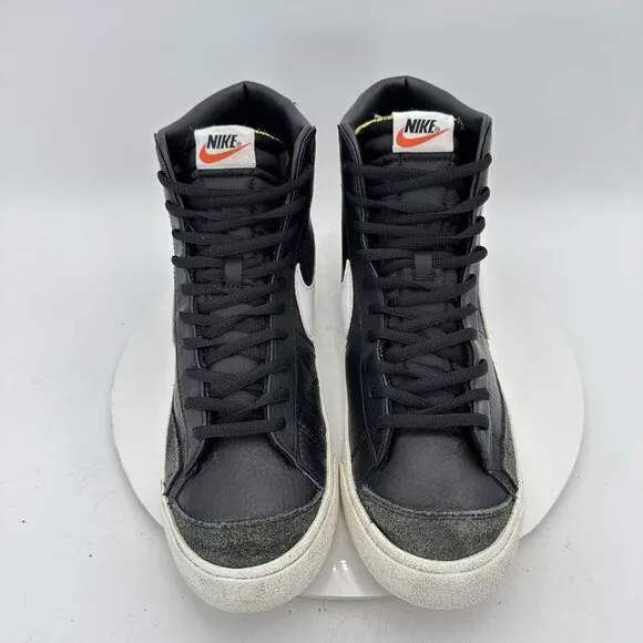 Nike Blazer Mid Top 77 Men Size 13 BQ6806-002 Black White Training Shoes