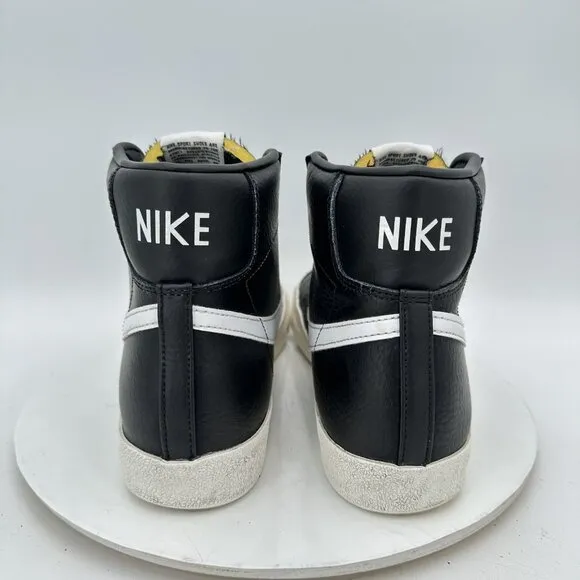 Nike Blazer Mid Top 77 Men Size 13 BQ6806-002 Black White Training Shoes