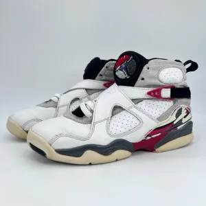 Nike Boys Air Jordan VIII 8 Retro 305368-103 White Sneaker Shoes Size 6Y