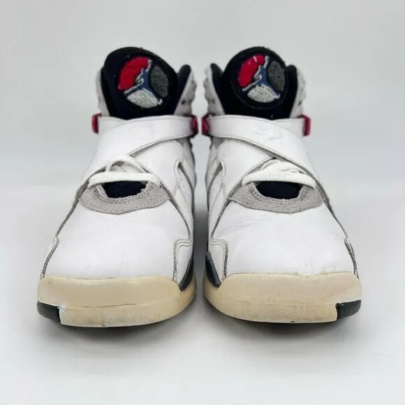 Nike Boys Air Jordan VIII 8 Retro 305368-103 White Sneaker Shoes Size 6Y