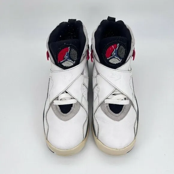 Nike Boys Air Jordan VIII 8 Retro 305368-103 White Sneaker Shoes Size 6Y