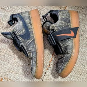 Nike Carhartt WIP x Air Force 1 Utility Premium Low Camo Shoes READ