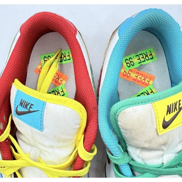 Nike Dunk Low Free 99 GS Womens 8 CZ2496-100 Sports Performance Basketball Color