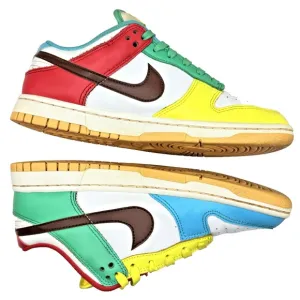Nike Dunk Low Free 99 GS Womens 8 CZ2496-100 Sports Performance Basketball Color