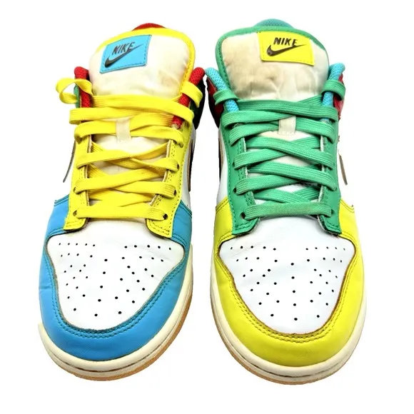 Nike Dunk Low Free 99 GS Womens 8 CZ2496-100 Sports Performance Basketball Color