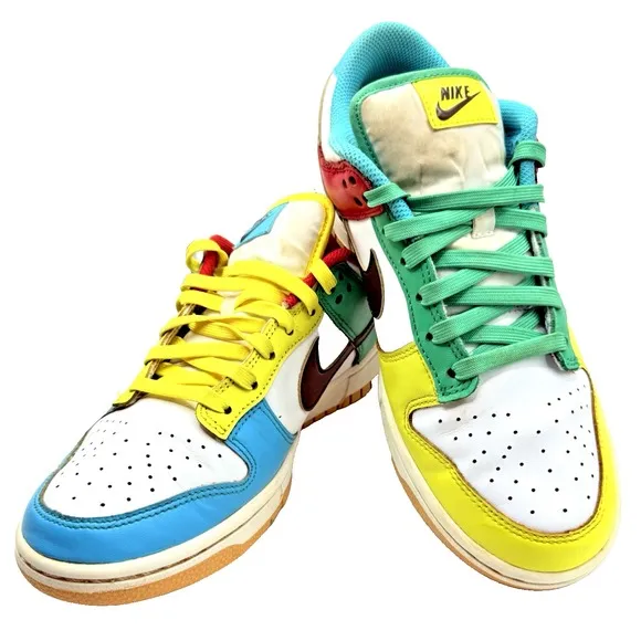 Nike Dunk Low Free 99 GS Womens 8 CZ2496-100 Sports Performance Basketball Color