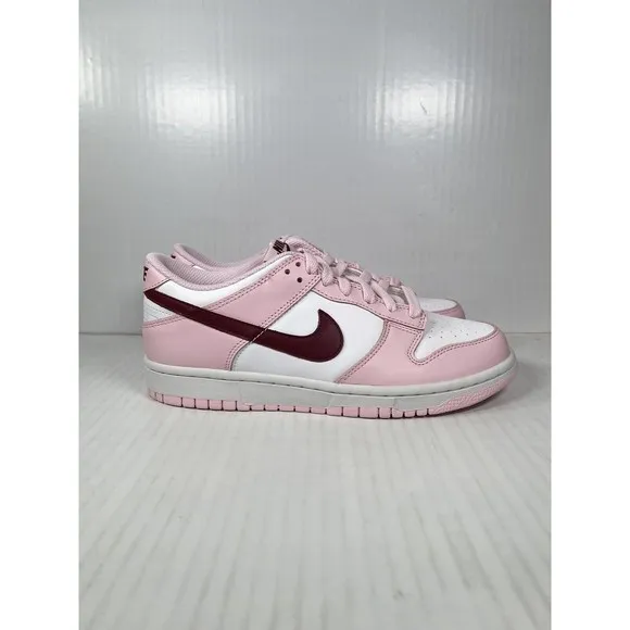 Nike Dunk Low Pink Foam Red White GS Sz 5.5Y/7W CW1590-601 IN HAND READY TO SHIP