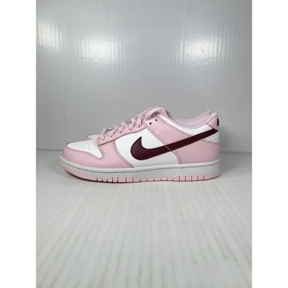 Nike Dunk Low Pink Foam Red White GS Sz 5.5Y/7W CW1590-601 IN HAND READY TO SHIP