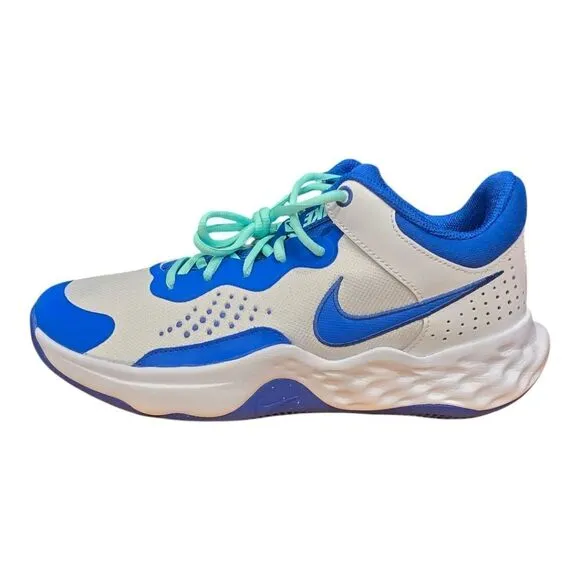 NIKE FLY BY MID 3 Basketball Shoes White Blue Sneakers DD9311-102 Mens Size 13