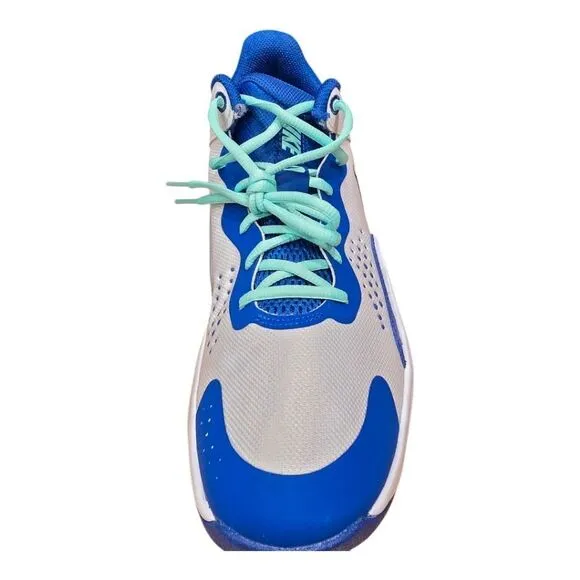 NIKE FLY BY MID 3 Basketball Shoes White Blue Sneakers DD9311-102 Mens Size 13