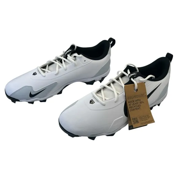 Nike Force Trout 9 Keystone Black &amp; White Men Baseball Shoe FB9728-600 Size 12