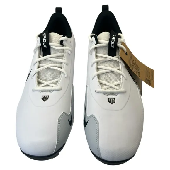 Nike Force Trout 9 Keystone Black &amp; White Men Baseball Shoe FB9728-600 Size 12