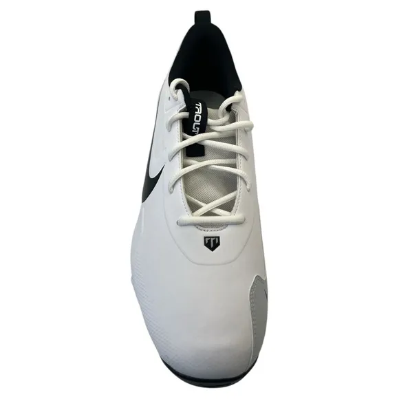 Nike Force Trout 9 Keystone Black &amp; White Men Baseball Shoe FB9728-600 Size 12