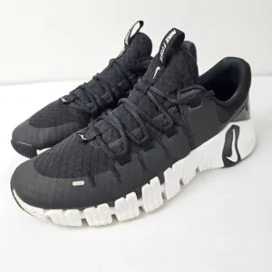 Nike Free Metcon 5 Mens Size 12 Athletic Shoes - Black/White