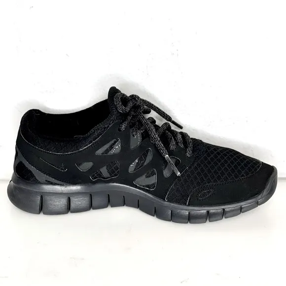 Nike Free Run 2 Black Women’s Running Shoes Sneakers