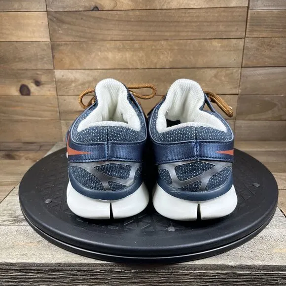 Nike Free Run 2 Premium Womens Size 8 Shoes Silver Blue White 555340-400